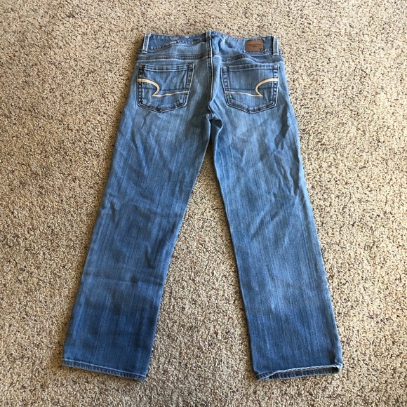 Women’s | American Eagle | Light Blue Artist Distressed Jeans; Size 2 Regular - Picture 10 of 11